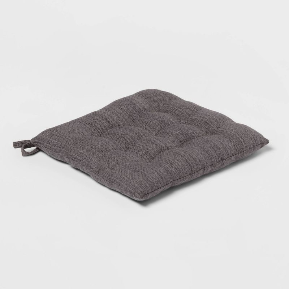 Threshold Solid Gray Chair Pad